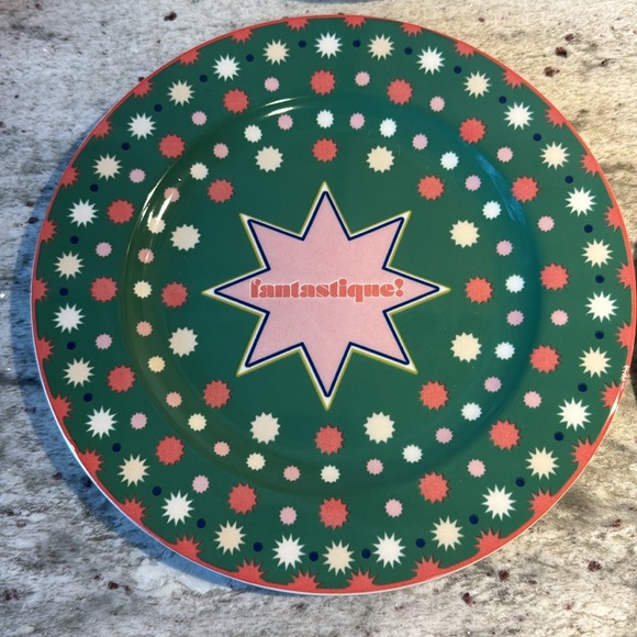 NWT Anthropologie Mon Cheri Dessert Plates, Set of 4 - Picture 8 of 9